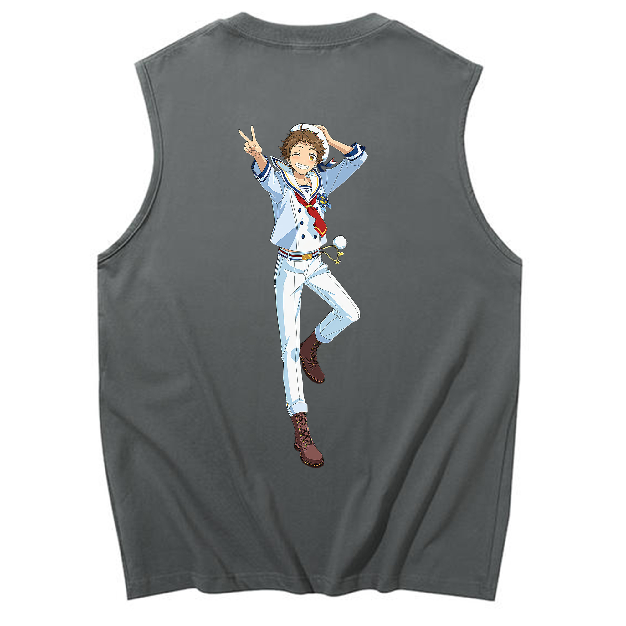 （画像用） あんさんぶるスターズ! Ensemble Stars コットン100％タンクトップ（背面プリント）